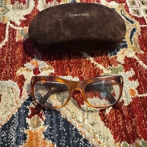 Tom Ford 5277 Eyeglasses Prescription Dark Havana Tortoise Frames